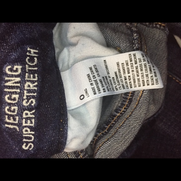 American eagle, legging super stretch teen jeans size 0 - Picture 6 of 6